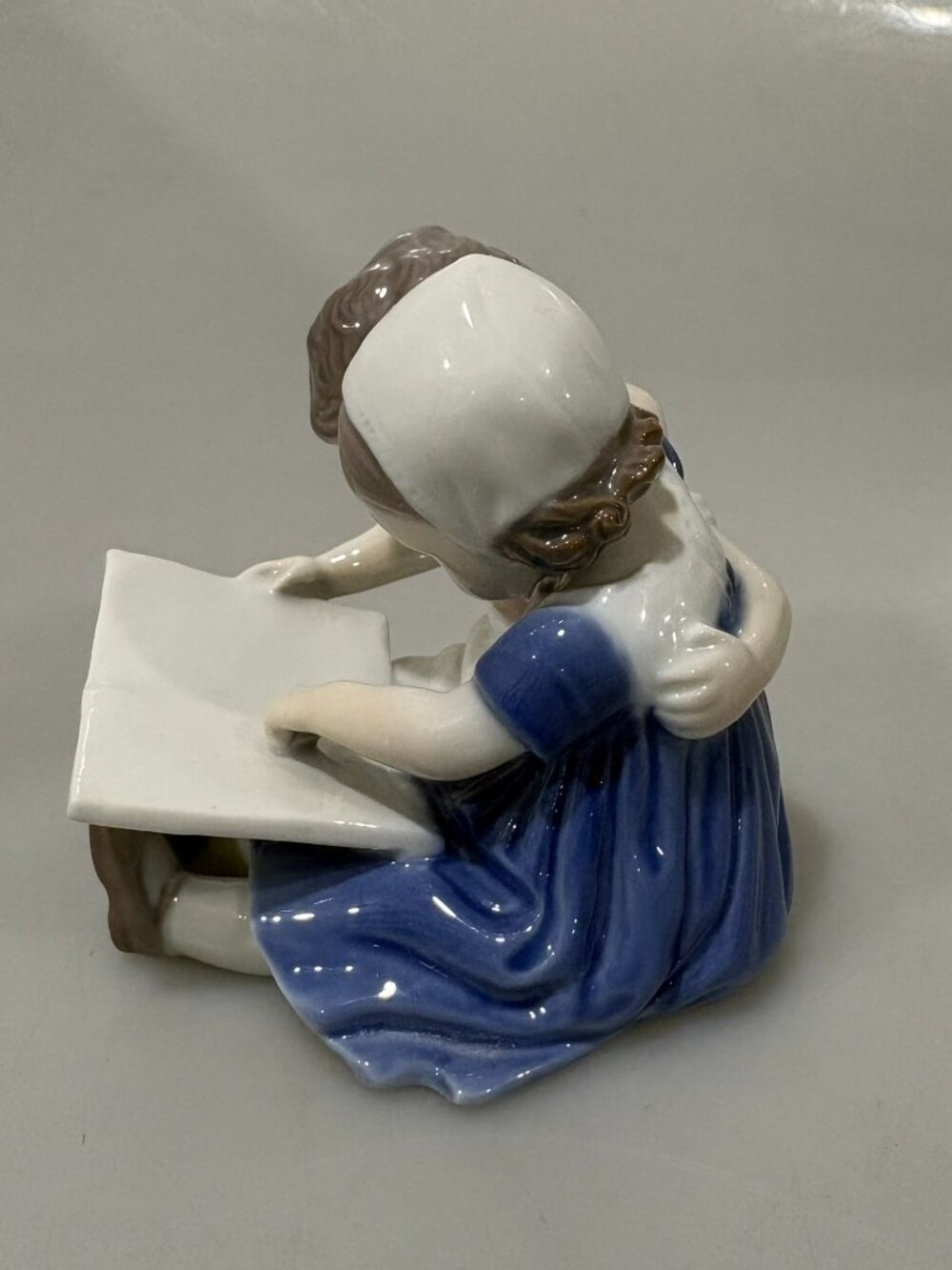 Bing & Grondahl 1567 Children Reading Book Porcelain Figurine Vintage Denmark - Picture 2 of 6